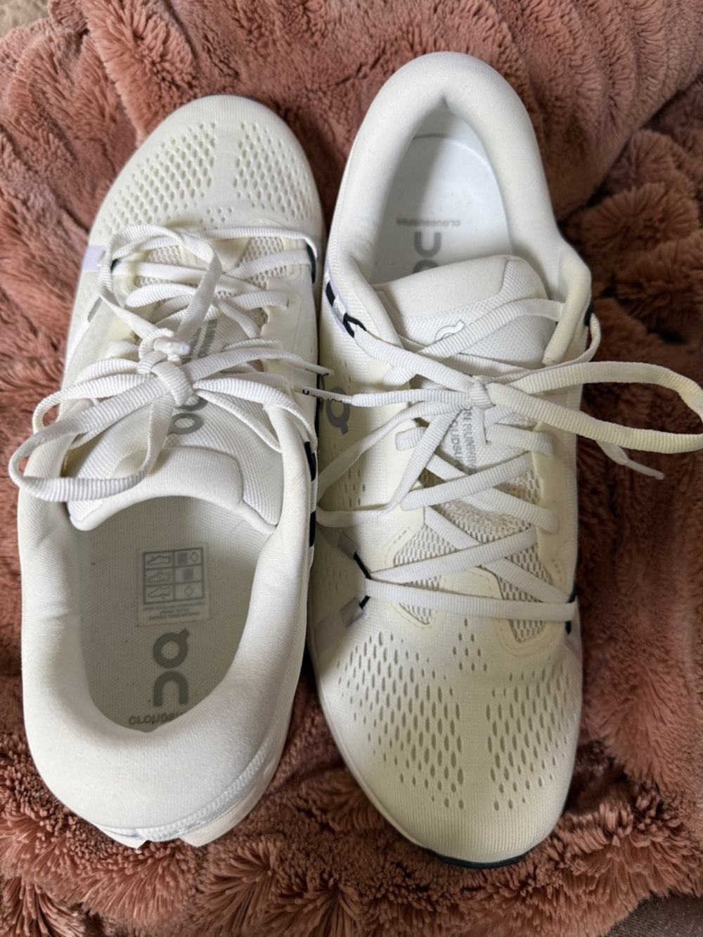 On Running Men's White Lightweight Running Sneakers with Subtle Black Accents